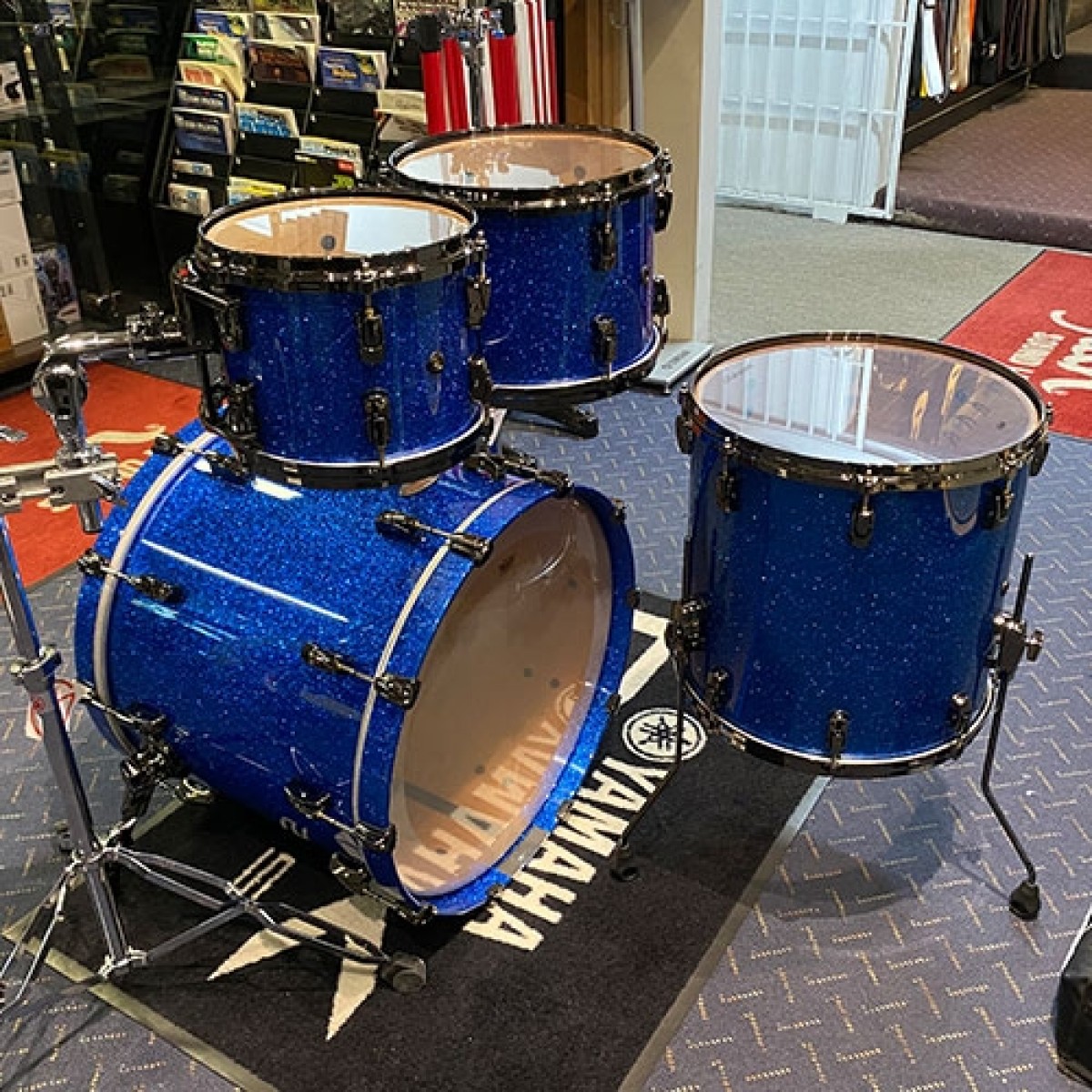 Pearl Reference 4-piece Shell Pack - Sapphire Blue Sparkle