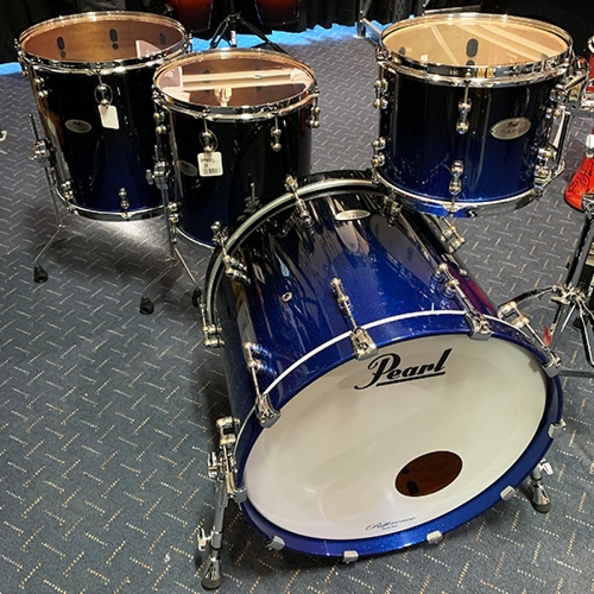 Pearl Reference Ultra Blue Fade Lacquer Drum Set - 20x14, 12x8