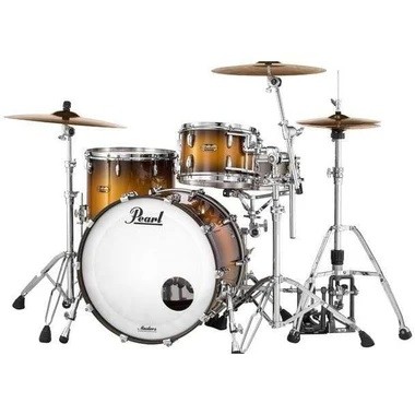 Pearl Masters Maple Pure 22" 4-Piece Shell Pack - Matte Olive Burst