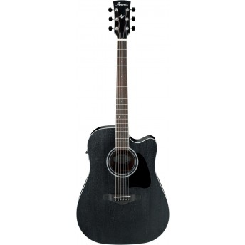 Ibanez AW84CE WK Acoustic Guitar Weathered Black 2019