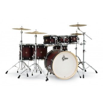 GRETSCH CATALINA MAPLE 22" 7PC SATIN DEEP CHERRY BURST DRUM KIT