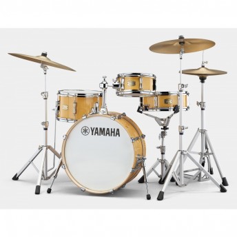 Yamaha Stage Custom Hip 4 Piece Drum Kit - Natural Wood - Shell Set