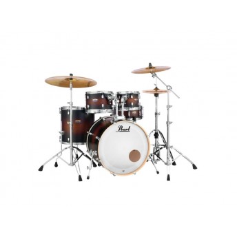 Pearl Decade Maple DMP 22" Fusion Plus Drum Kit w Hardware Brown Burst