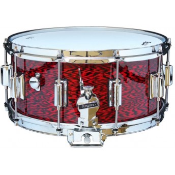 Rogers Dyna-Sonic Beavertail Snare Drum Model No. 37-RO Red Onyx