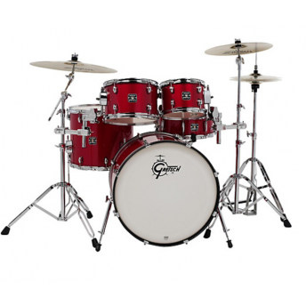 GRETSCH – GE4605RS – ENERGY SERIES 5-PCE DRUM KIT 20" WITH HARDWARE – RUBY SPARKLE