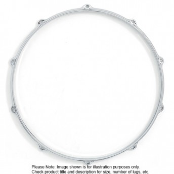 Dixon 14"/10 Lug Die Cast Snare Side Chrome Plated Drum Hoop - PKS514S0CR