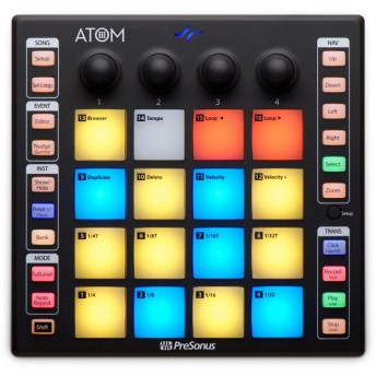 PreSonus ATOM Production and Performance 16 Pad Controller