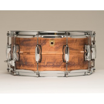 LUDWIG – COPPERPHONIC LC663 14"X6.5" RAW COPPER SNARE DRUM
