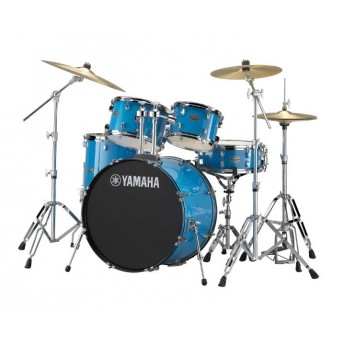 YAMAHA – RYDEEN 5 PIECE DRUM KIT IN EURO SIZES WITH HARDWARE & CYMBALS - SKY BLUE